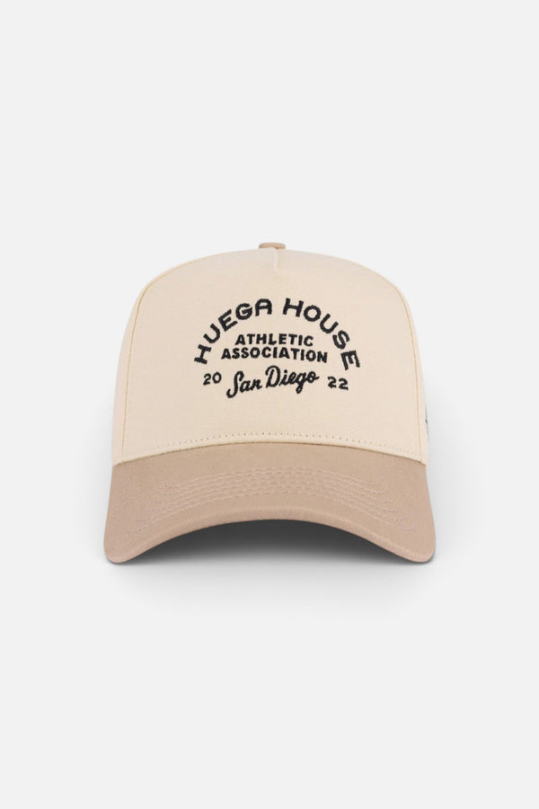 Huega House Athletic Association | Khaki & Natural Hat
