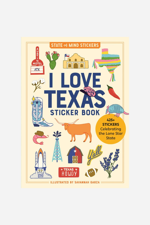 I Love Texas Sticker Book