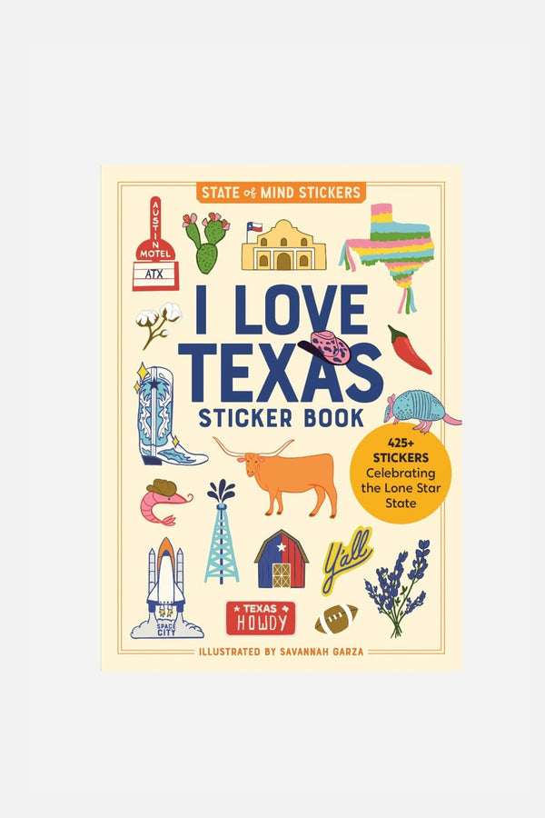 I Love Texas Sticker Book