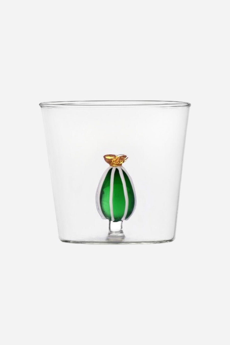Ichendorf Cactus Amber Flower Tumbler – front view