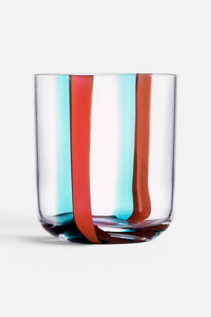 Ichendorf Gesti Tumbler in Light Turquoise and Red, Set of 2 – front view