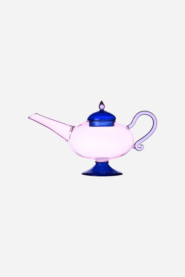 Ichendorf Pink Teapot Blue Lid