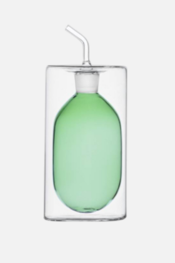 Ichendorf Cilindro Double Wall Oil Bottle in Green