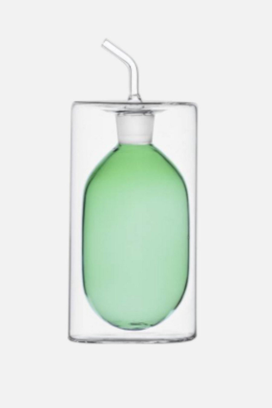 Ichendorf Cilindro Double Wall Oil Bottle in Green