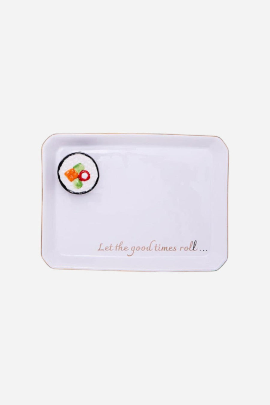 Icon Eats Let The Good Times Roll Trinket Tray – front view