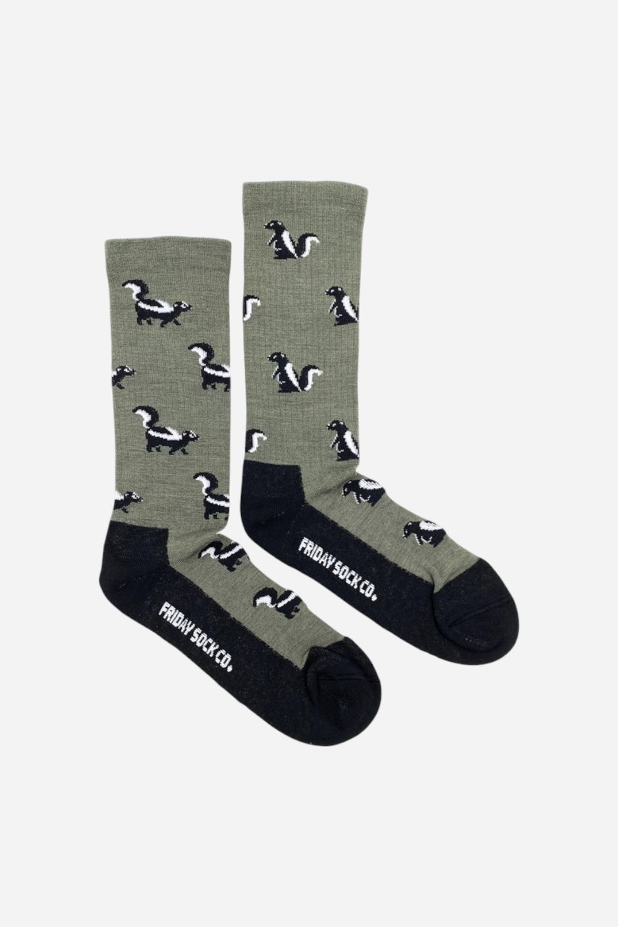 Friday Sock Co Skunk Merino Wool Socks