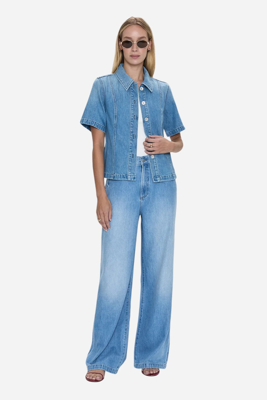 Pistola Cyndi Denim Shirt in Palo Alto