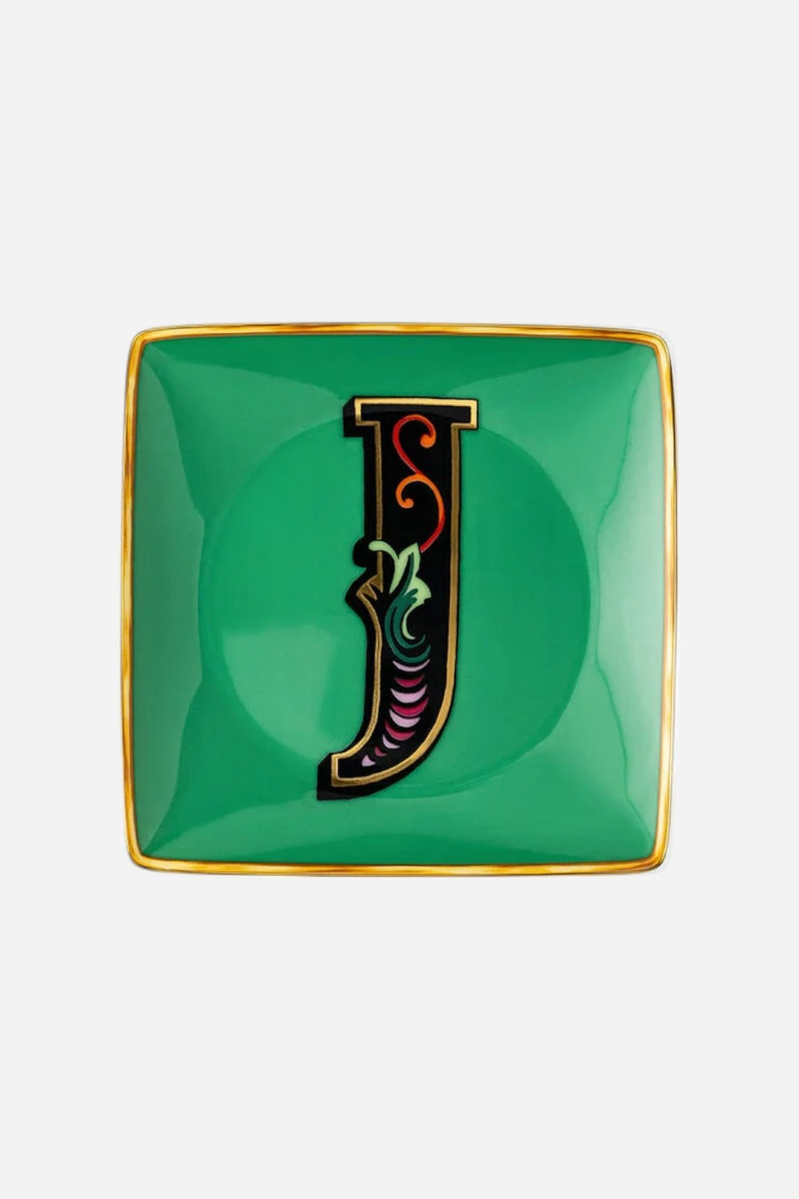 Versace Holiday Alphabet Canape Dish, Square