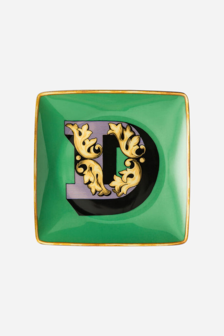 Versace Holiday Alphabet Canape Dish, Square