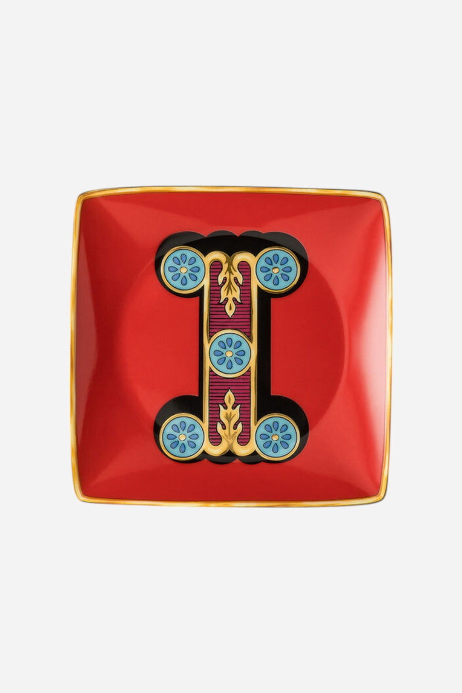 Versace Holiday Alphabet Canape Dish, Square