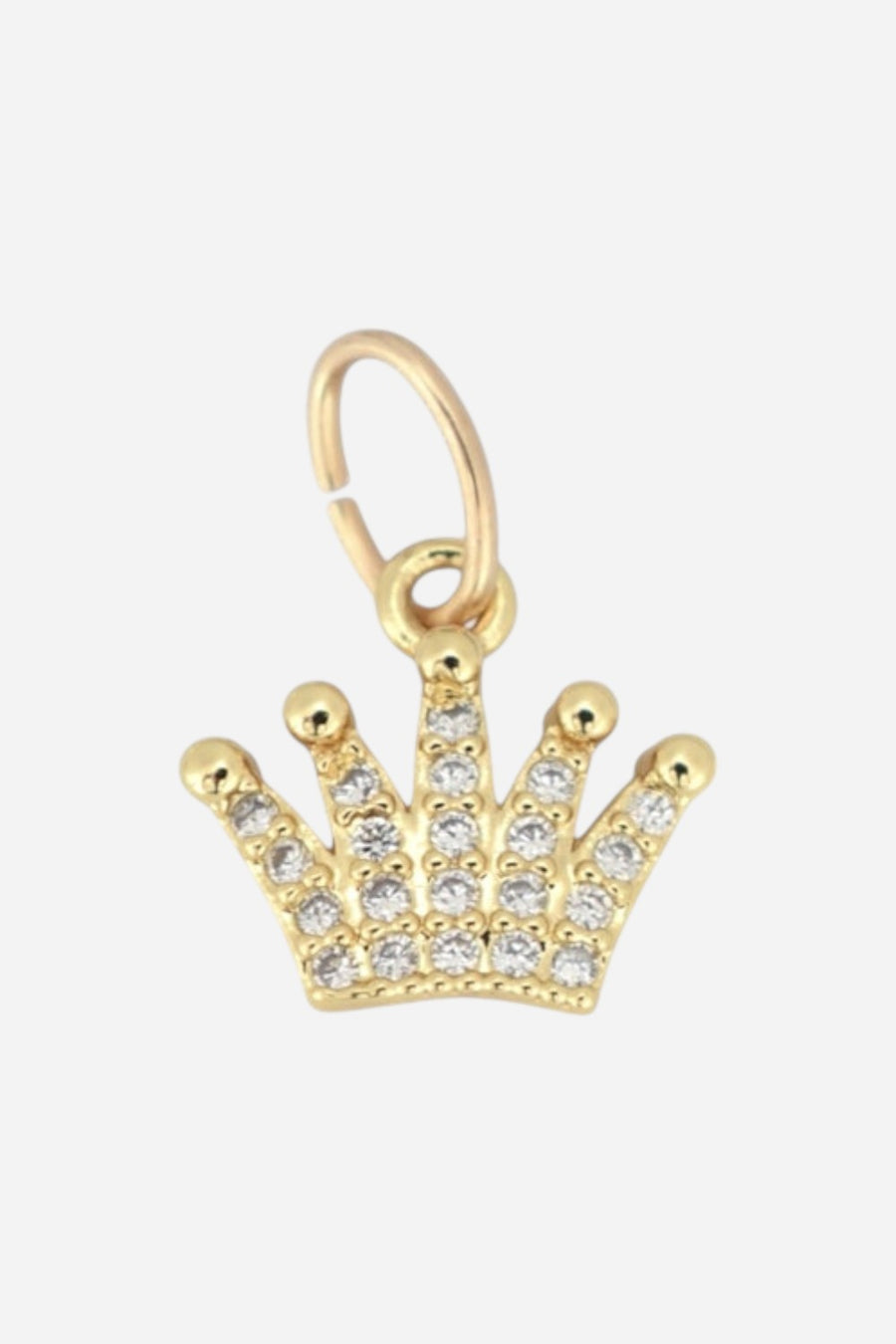 Farrah B Crown Pave Charm