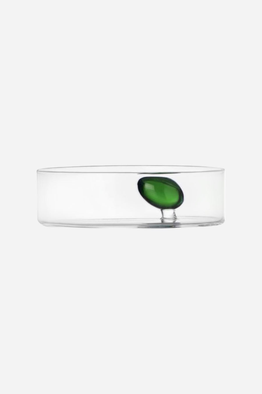 Ichendorf Travasi Clear Bowl with Green Olive