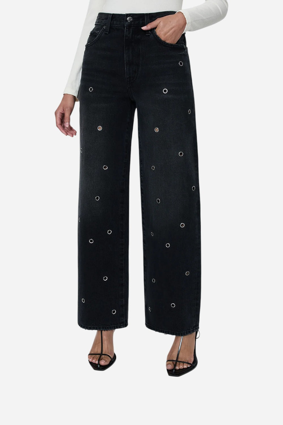 Pistola Hendrix High Rise Relaxed Jeans in Glamour