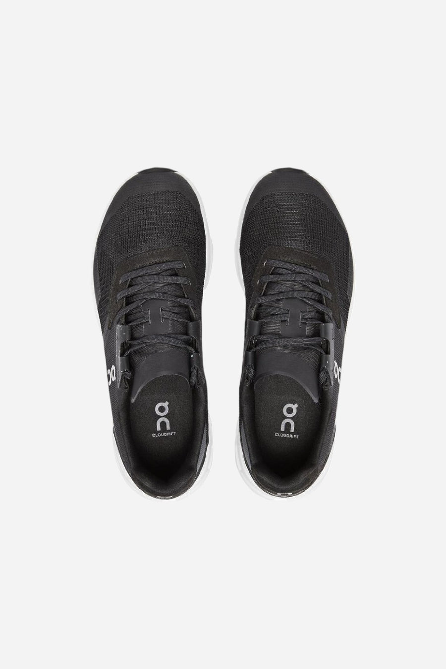 On Running Men's Cloudrift Sneakers in Black / White