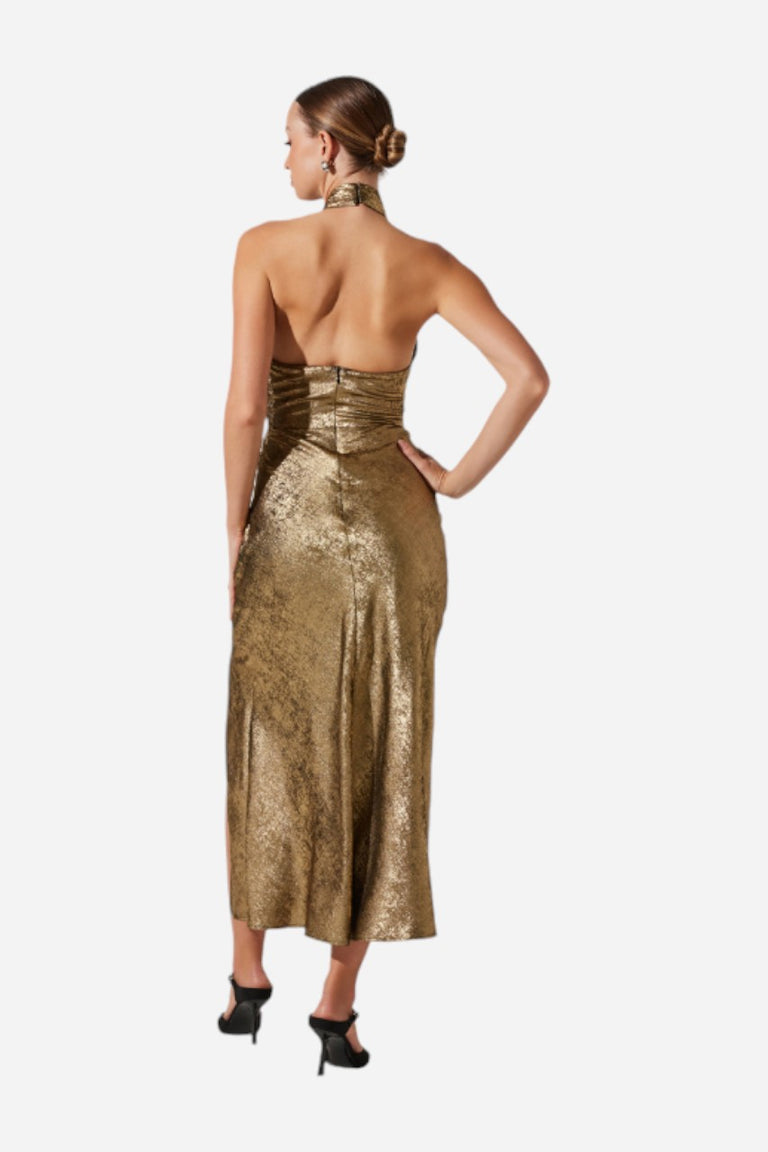 ASTR the Label Marissa Dress Gold