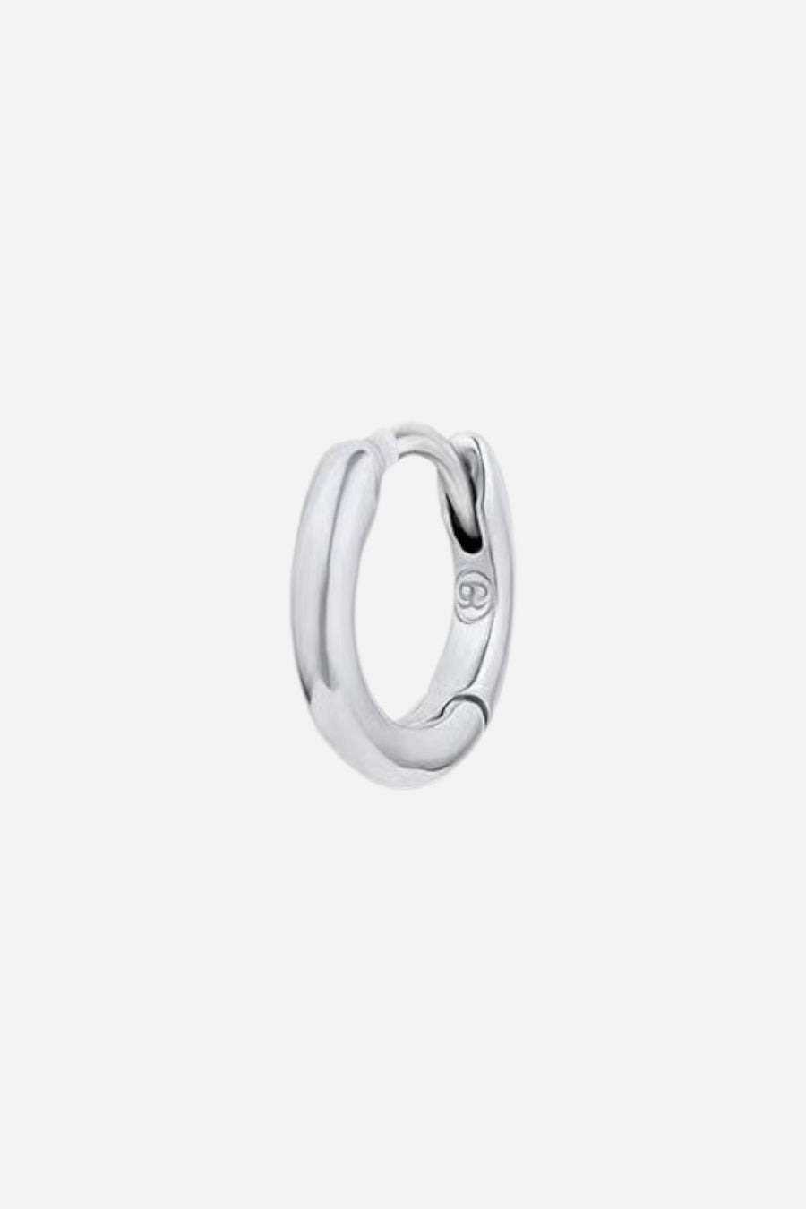 Gorjana Taner Charm Huggie Earring in Rhodium