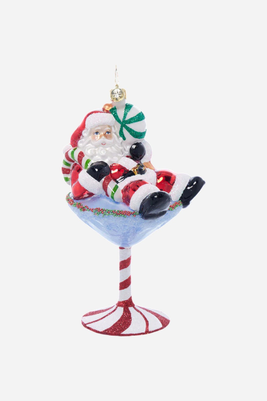 Christopher Radko Santa-Tini Ornament