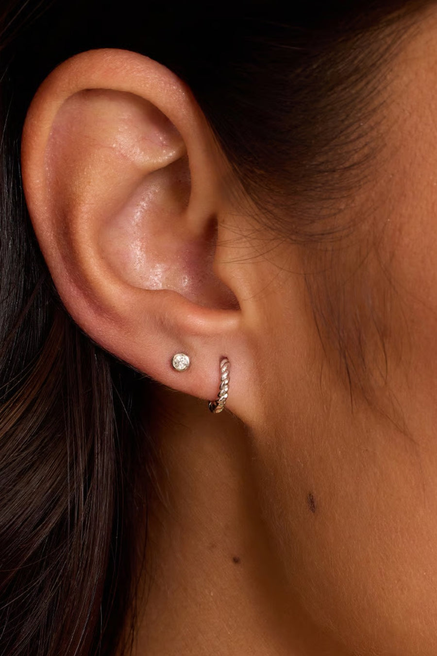 Gorjana Crew Charm Huggie Earring