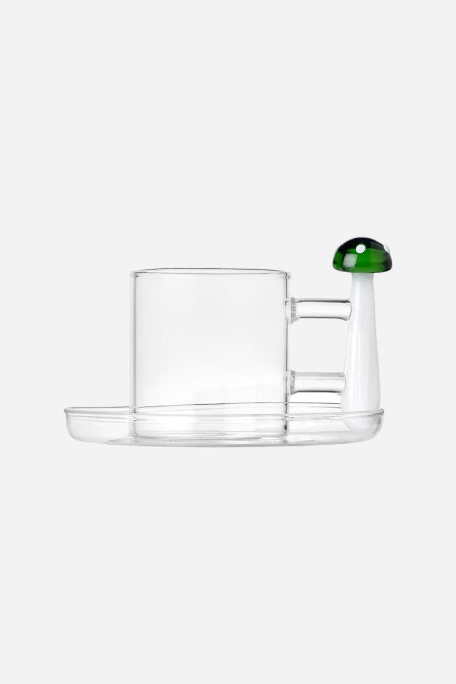 Ichendorf Alice Coffee Cup with Green Mushroom and White Dots
