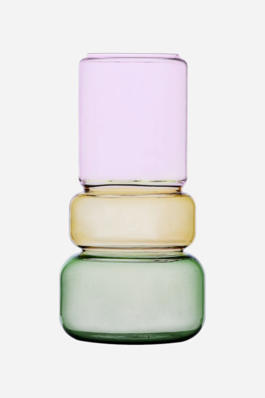 Ichendorf Revolve Vase in Pink/Amber/Green