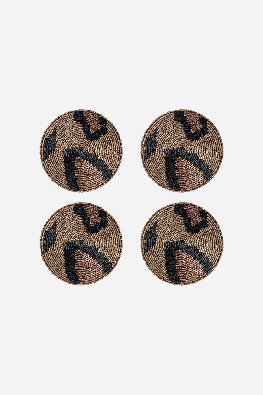 Joanna Buchanan Animal Print Coasters, Bronze - Set of 4
