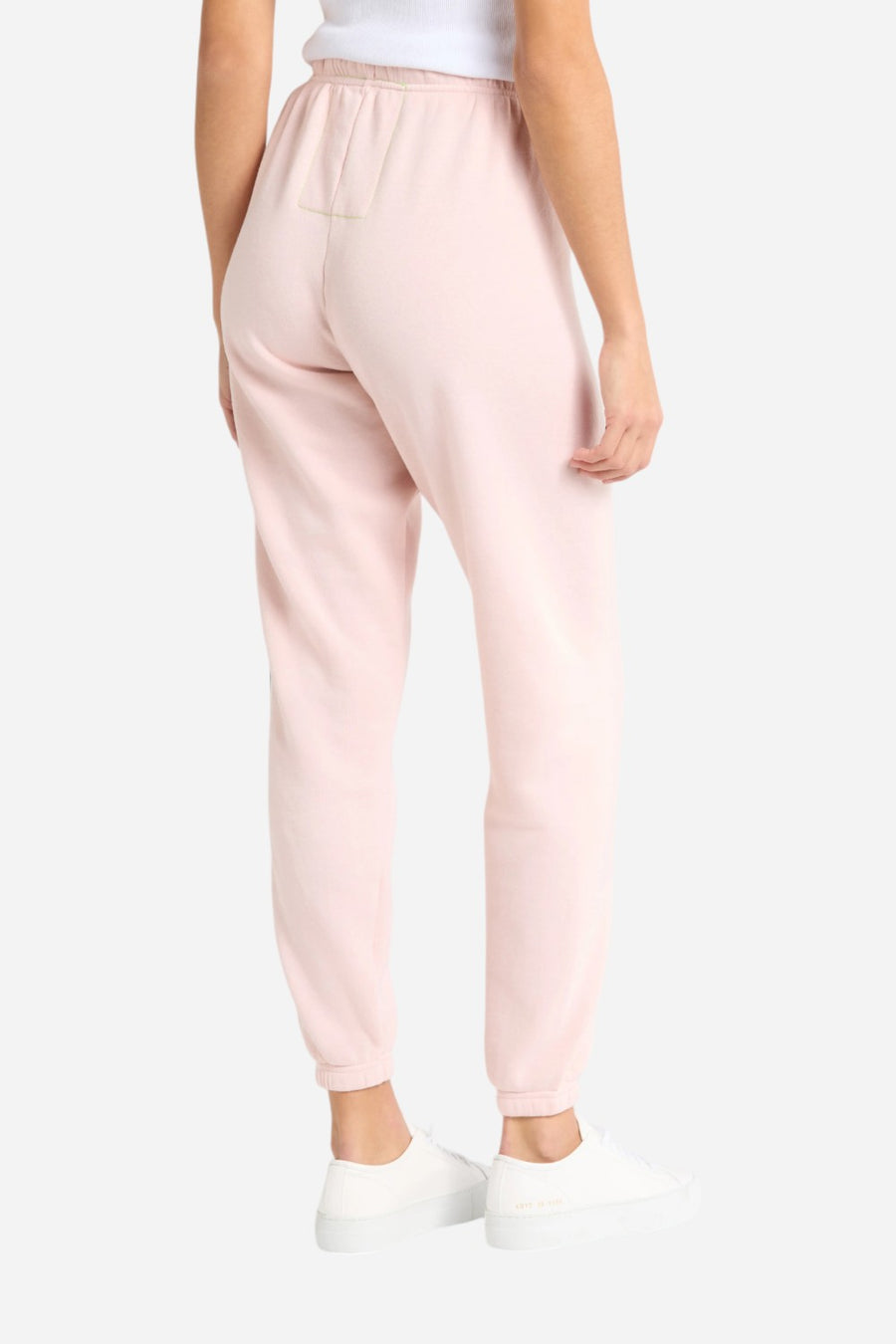 Aviator Nation 5 Stripe Sweatpants in Light Pink