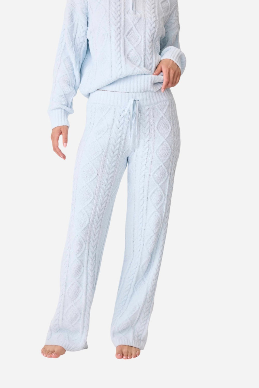 PJ Salvage Pant Cable Crew Blue Air