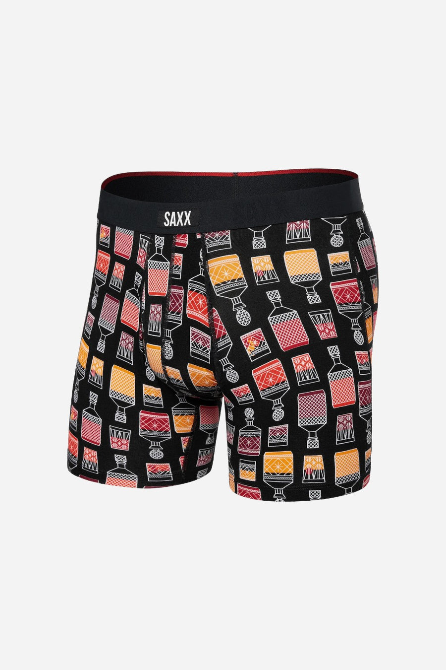 SAXX Vibe Xtra Super Soft Boxer Brief in Top Shelf-Black