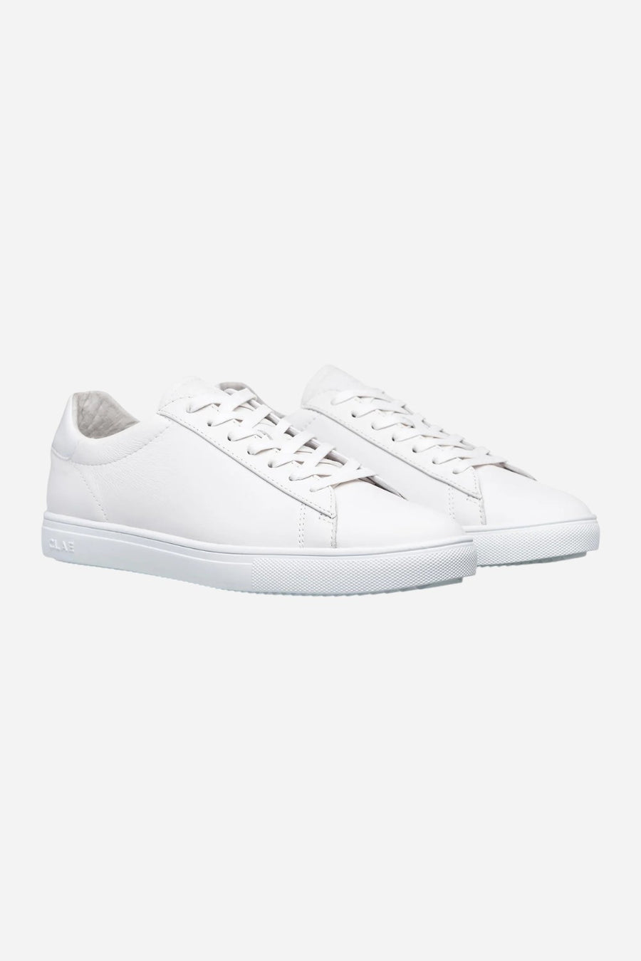 Clae Men's Bradley Essentials in Triple White Leather