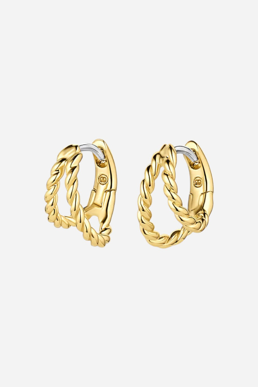 Gorjana Crew Split Huggies Earring in Gold