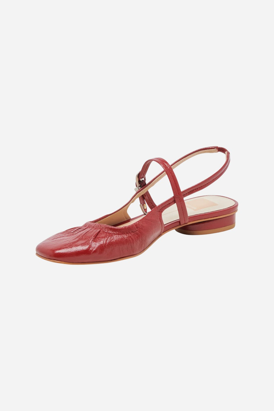 Dolce Vita Rianne Flats in Red Crinkle Patent