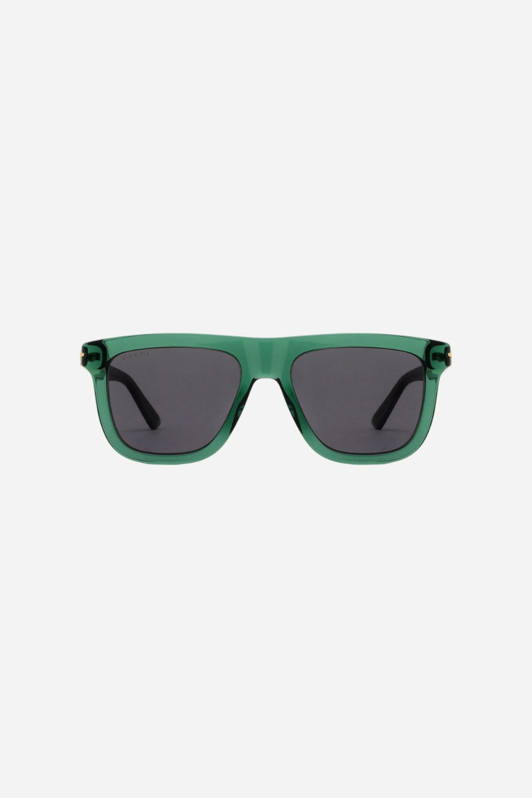 NWT Gucci GG1502S-003 Green Square 54mm Sunglasses Gucci Green Sunglasses - Gg1502s-003 54 – CHROME main image 2