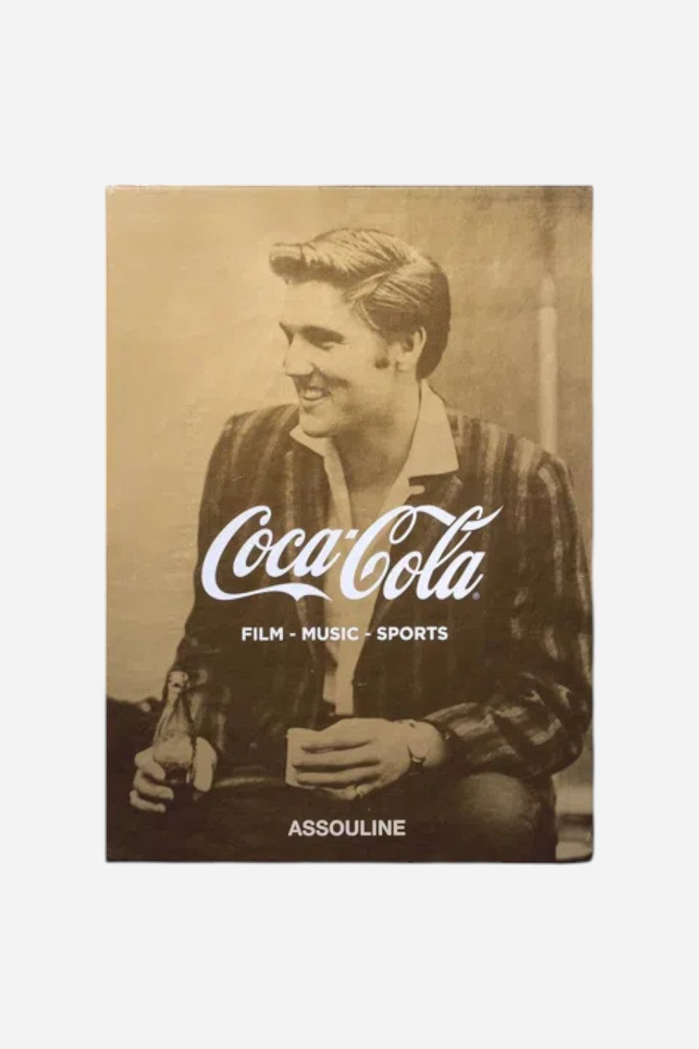 coca cola assouline publishing 洋書 Coca Cola: Film Music Sports Book By Assouline red hardcover