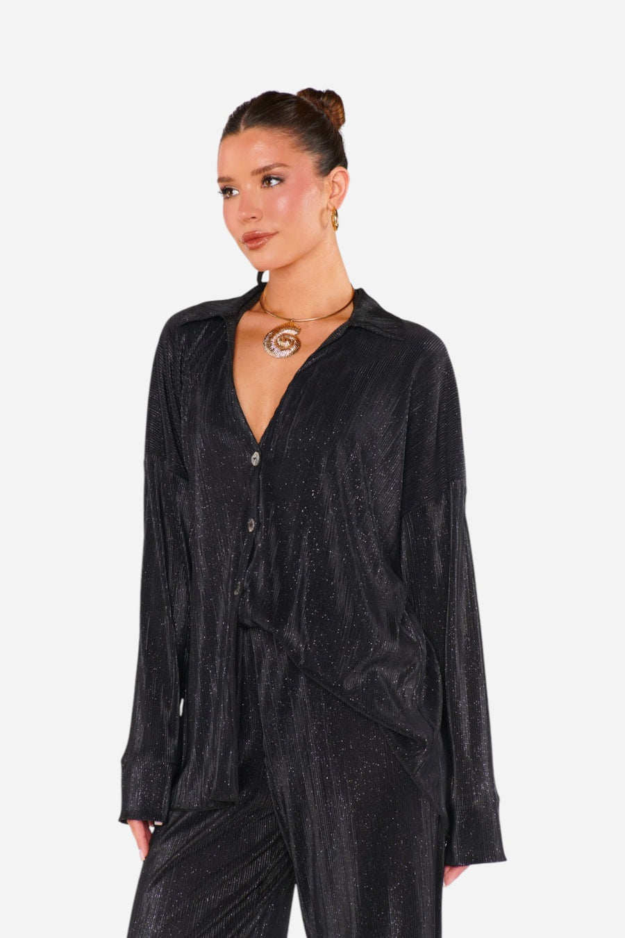 Show Me Your Mumu Everywhere Top in Black