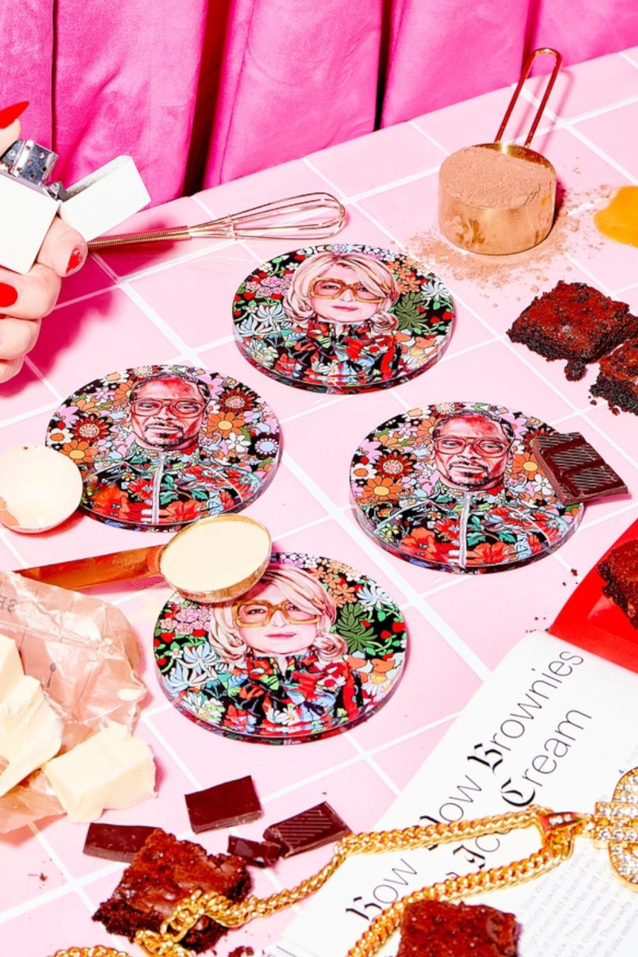 Tart by Taylor Best Buds Coasters - Set of 4