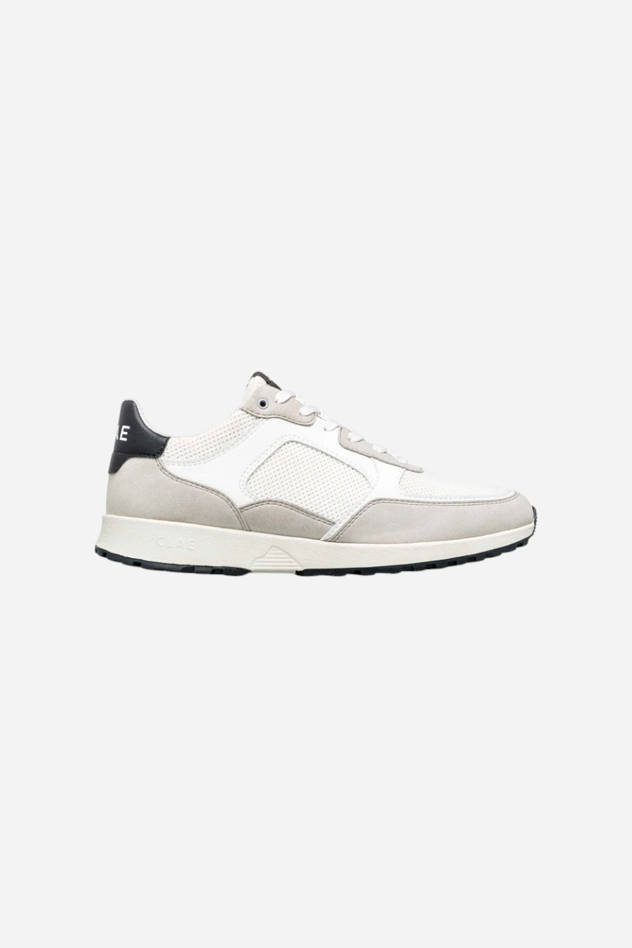 Clae Men's Joshua in Microchip White & Navy