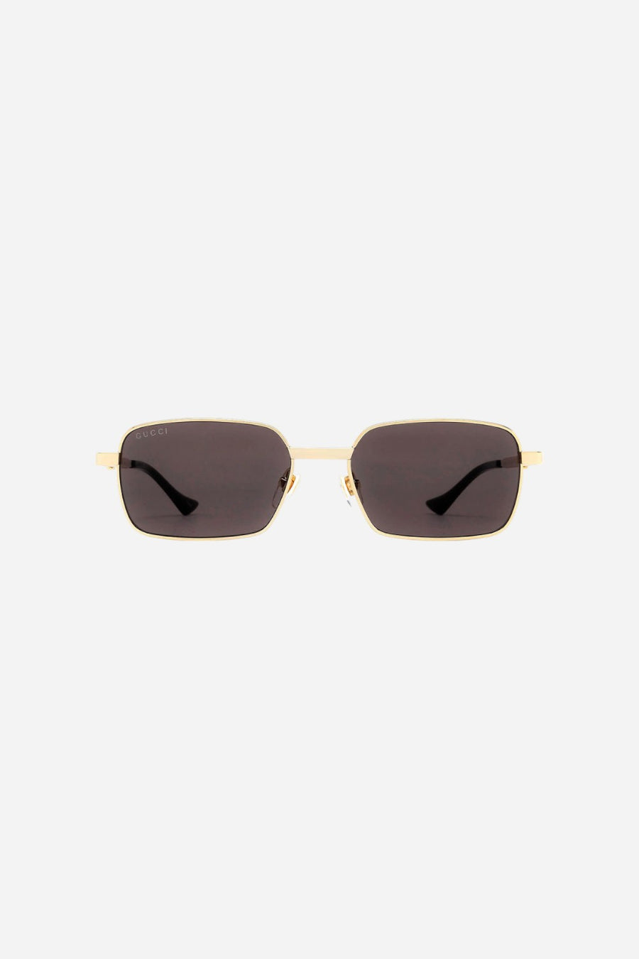 Gucci Gold/Grey Slim Rectangle Sunglasses - Gg1495s-001 56