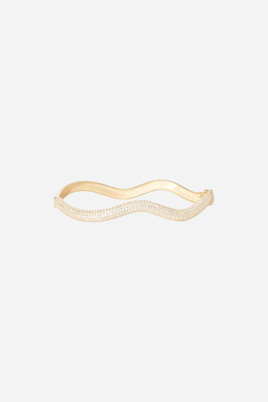 Nickho Rey Melissa Bracelet in Gold with Clear Stones