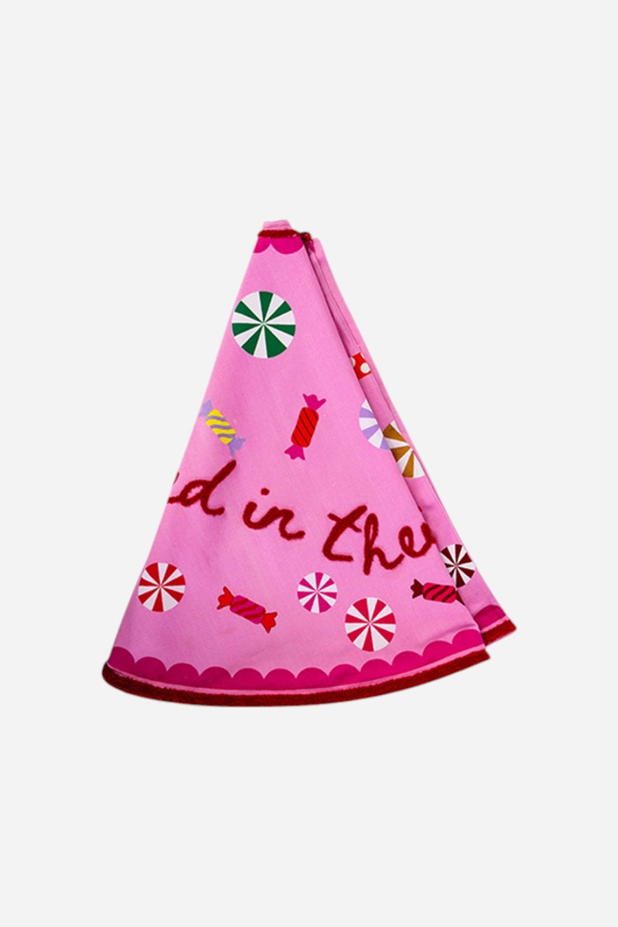 Furbish Sugar Plums Embroidered Tree Skirt