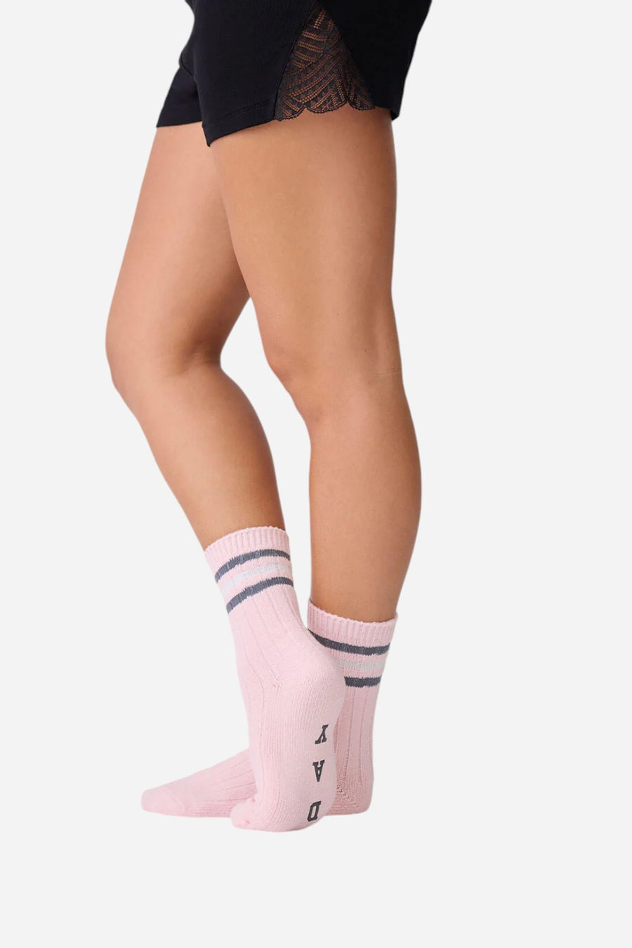PJ Salvage Game Day Fun Socks Blush