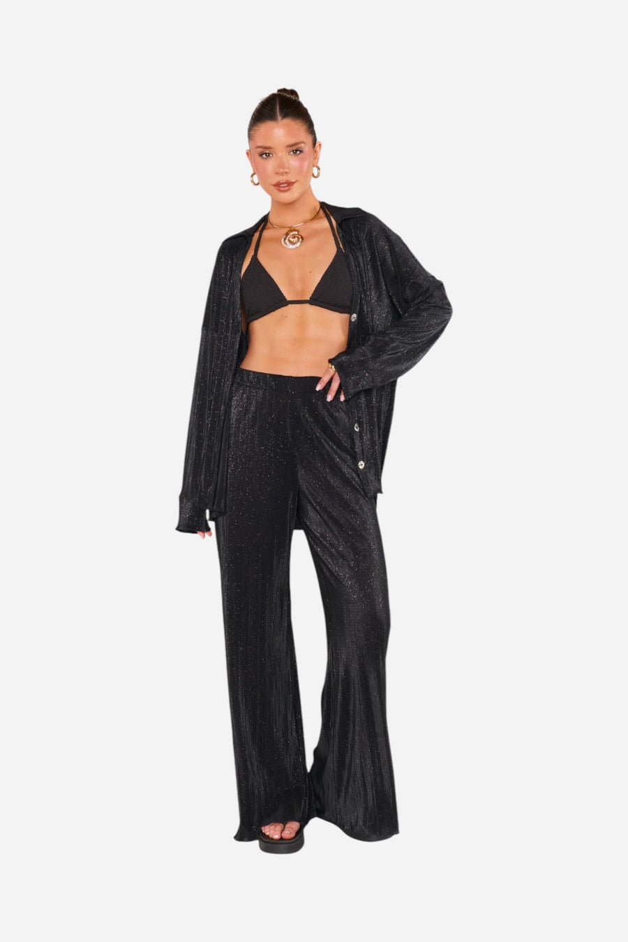 Show Me Your Mumu Everywhere Top in Black