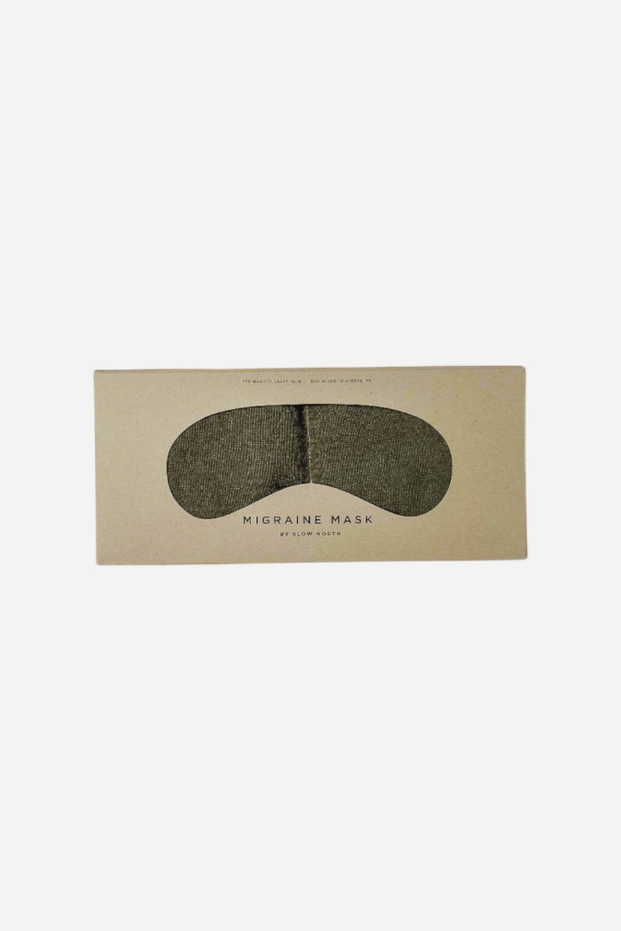 Slow North Eye Mask in Olive