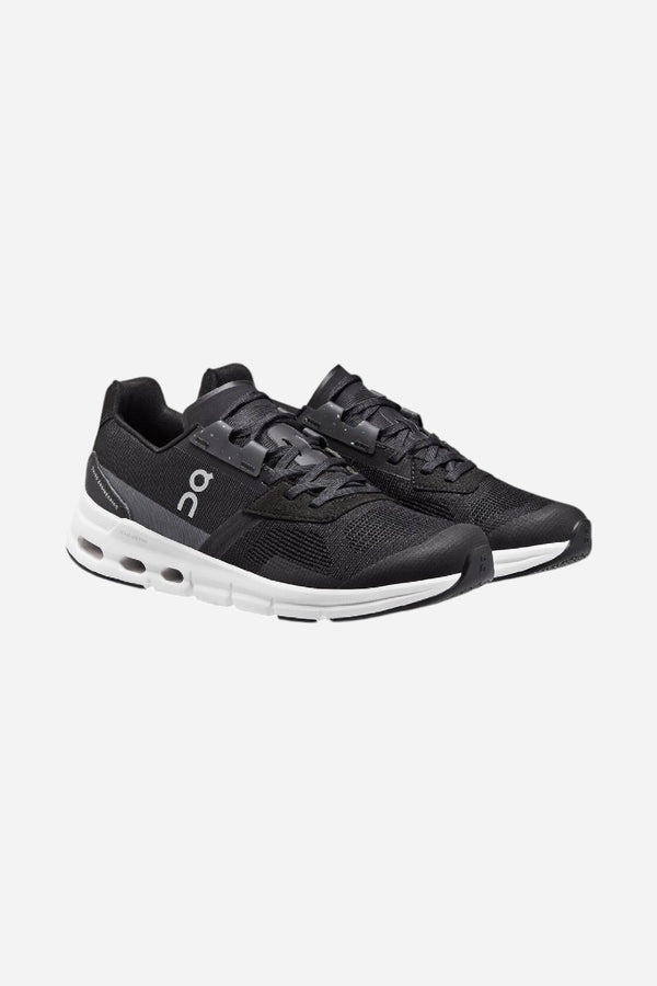 On Running Men's Cloudrift Sneakers in Black / White