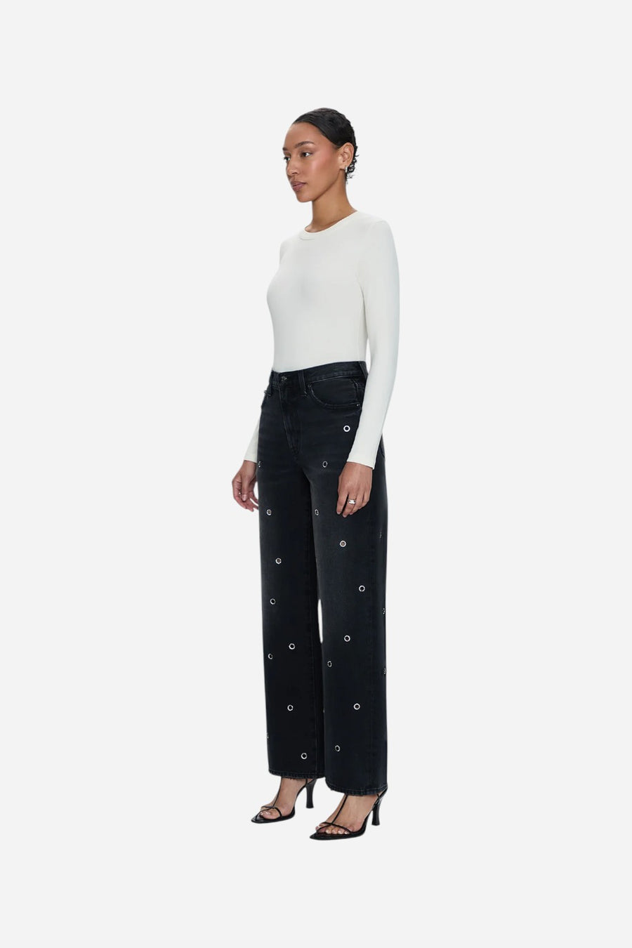 Pistola Hendrix High Rise Relaxed Jeans in Glamour