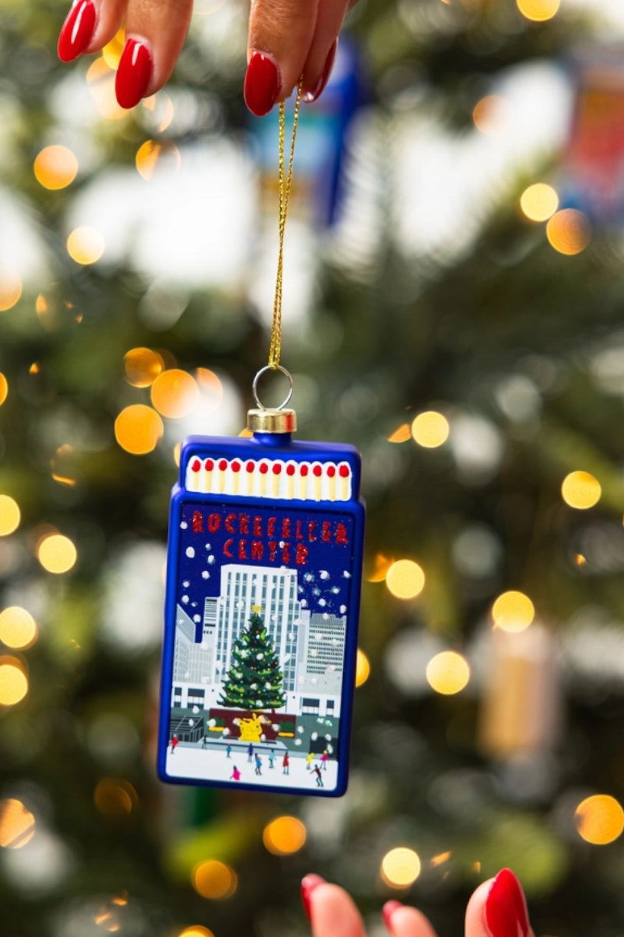 Rockefeller Center Matchbook Ornament
