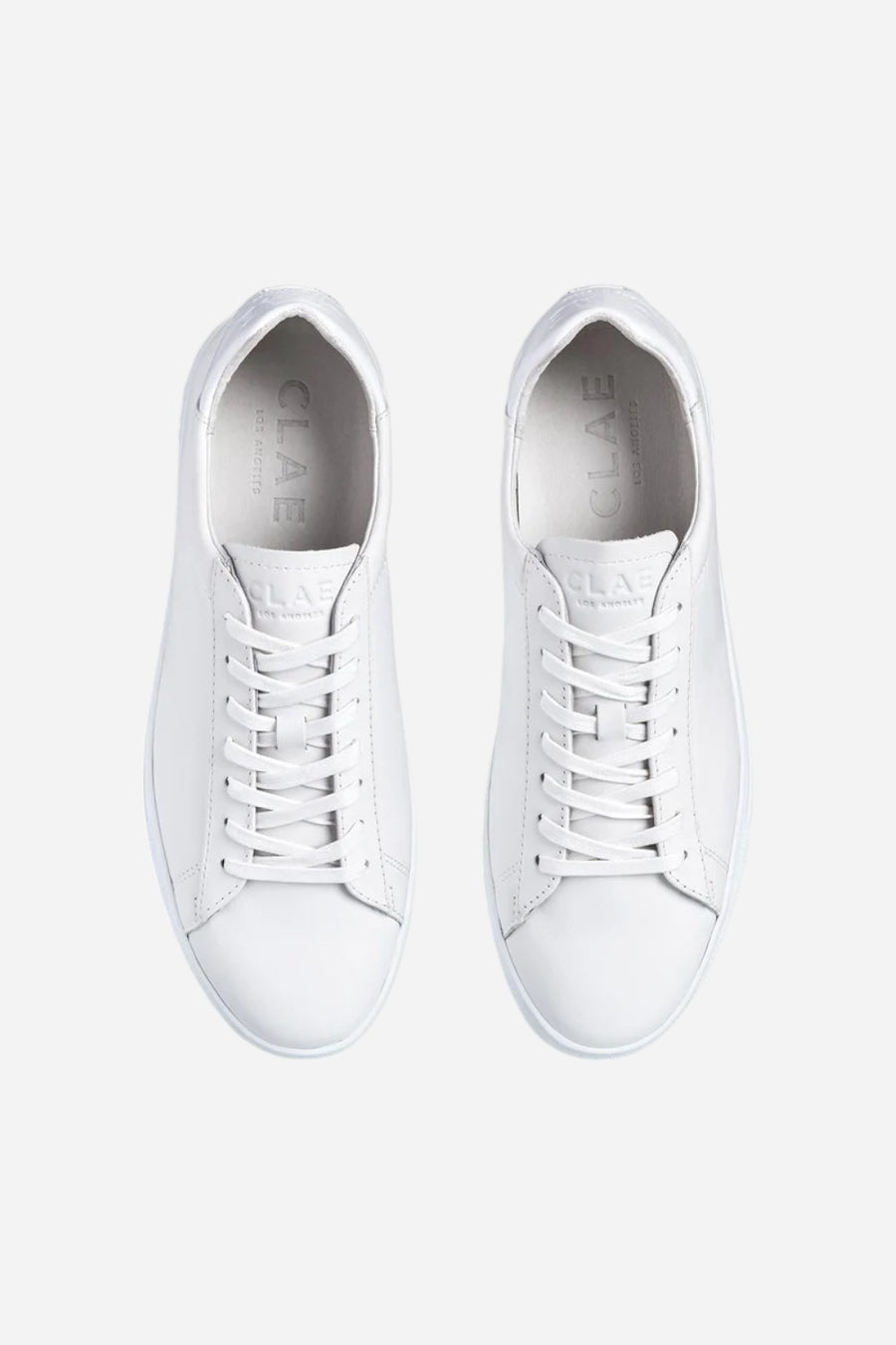 Clae Men's Bradley Essentials in Triple White Leather