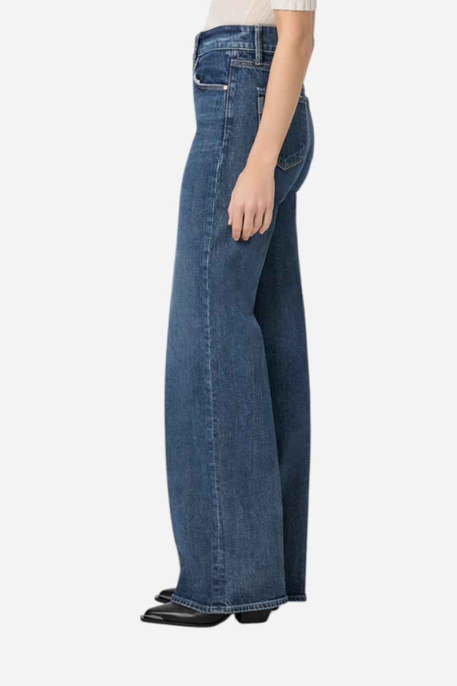 Paige Sasha 32" Wide Leg Jean in Boogie