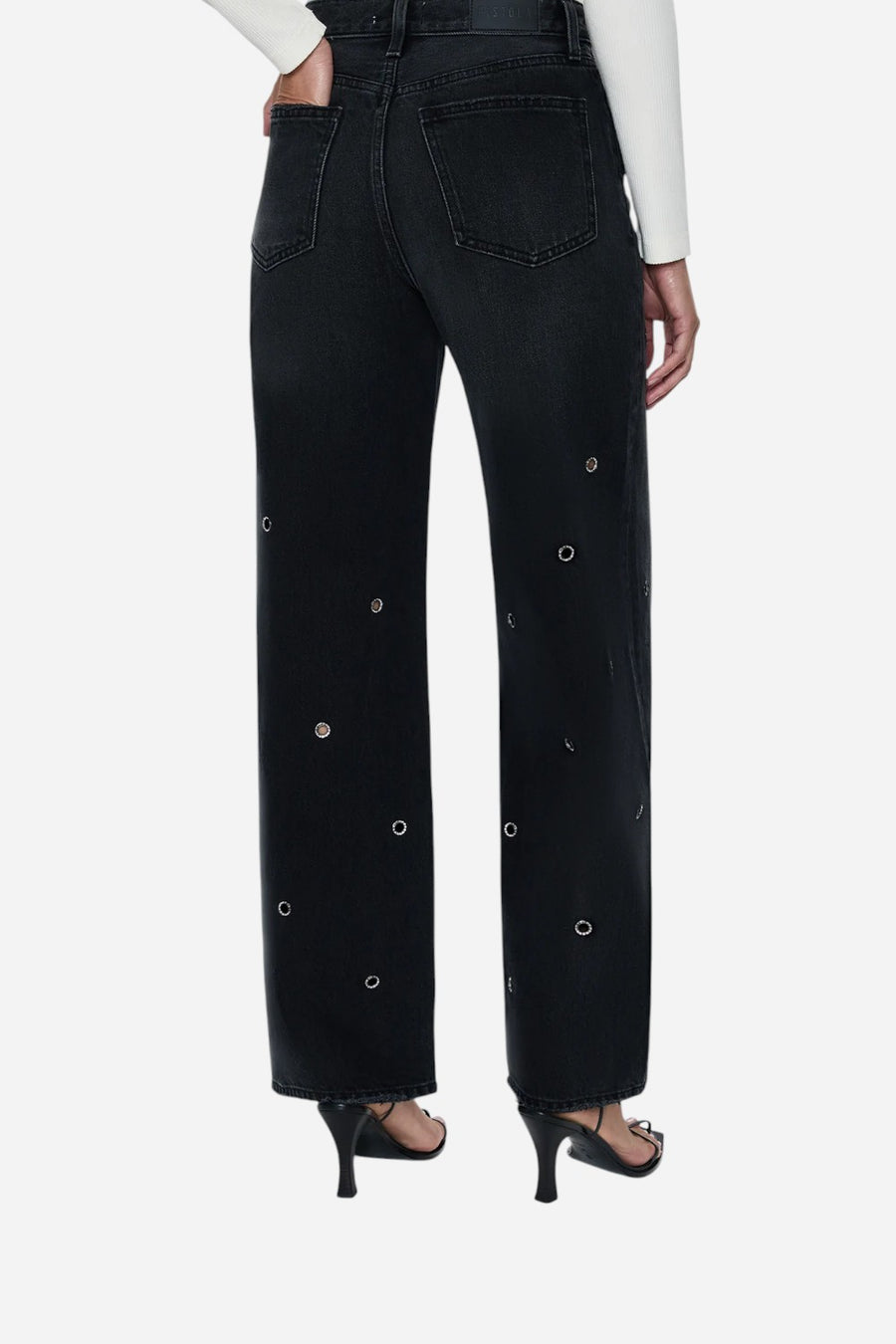 Pistola Hendrix High Rise Relaxed Jeans in Glamour