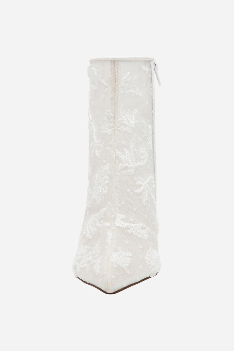 Betsey Johnson Merri Mesh Bootie in Ivory