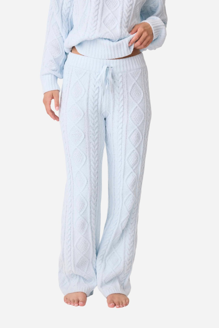 PJ Salvage Pant Cable Crew Blue Air